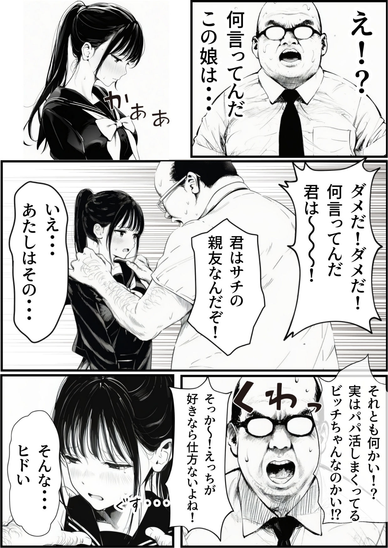 セックスしないと出られない部屋に娘の親友と閉じ込められたんだが・・・ サンプル画像5