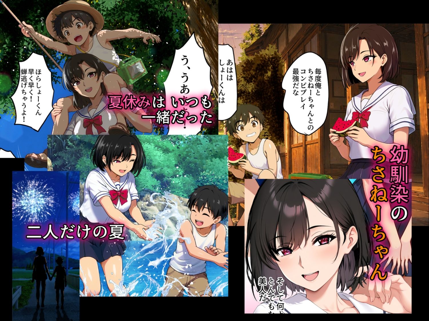 空蝉の唄〜幼馴染の人妻女将と、年に一度の逢瀬〜 サンプル画像2