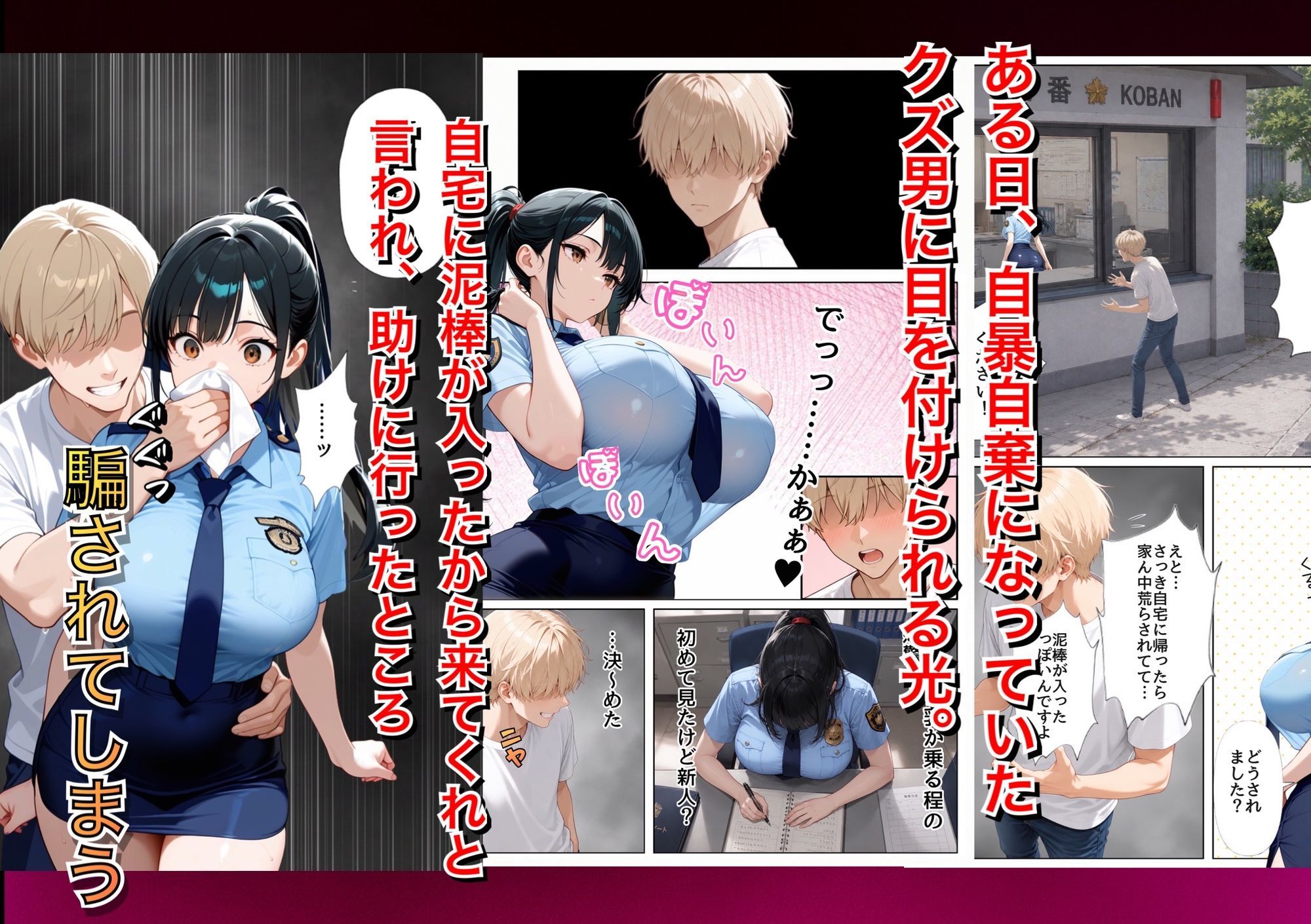 男嫌いな新卒警官を監×してマゾメス化させた結果 サンプル画像4
